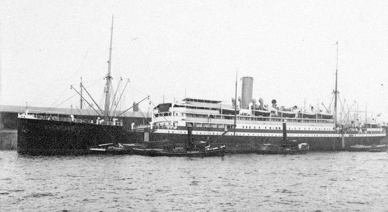 Navios da Companhia de Navega&ccedil;&atilde;o Hamburguesa