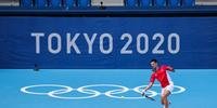 O sérvio Novak Djokovic foi um dos tenistas que reclamaram do intenso calor e forte umidade no Ariake Coliseum, em Tóquio