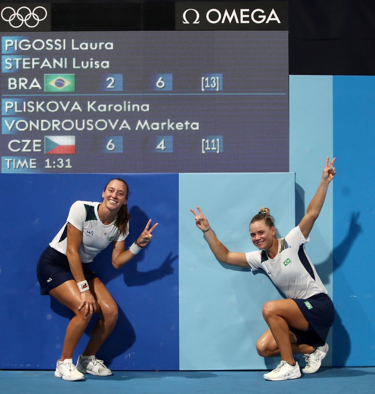 Dupla segue surpreendendo em T&oacute;quio