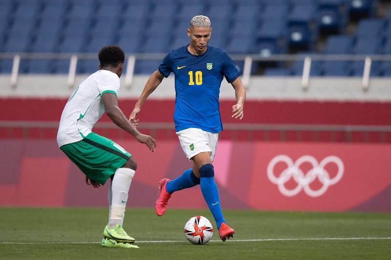 Richarlison &eacute; o artilheiro das Olimp&iacute;adas no futebol masculino