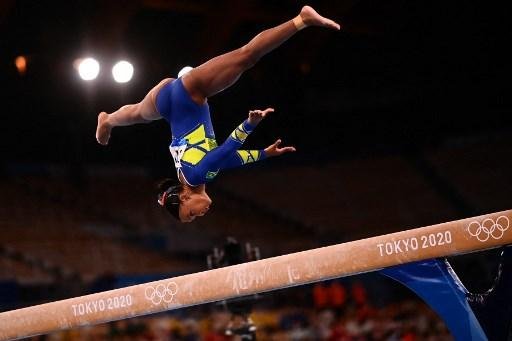Rebeca Andrade conquistou prata hist&oacute;rica para o Brasil