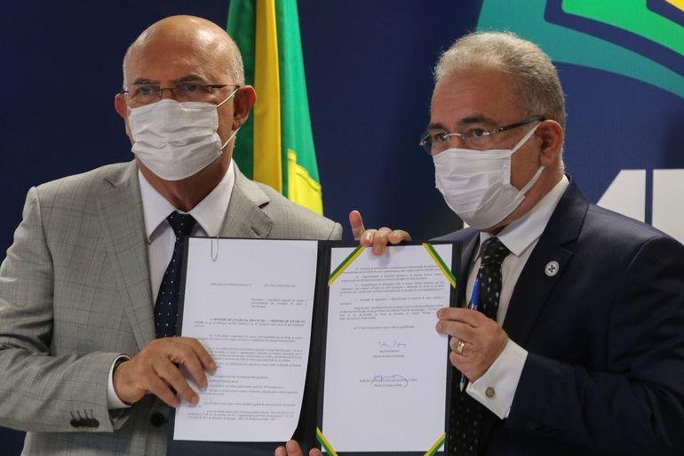 Ministro salientou investimento em equipamentos de prote&ccedil;&atilde;o e higiene