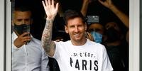 Messi foi anunciado como novo reforço do PSG