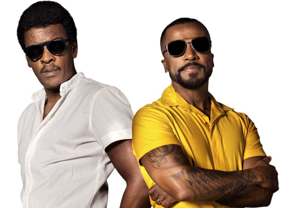 Seu Jorge e Alexandre Pires prometem desfilar, em mais de 2h, repert&oacute;rio repleto de cl&aacute;ssicos de suas carreiras
