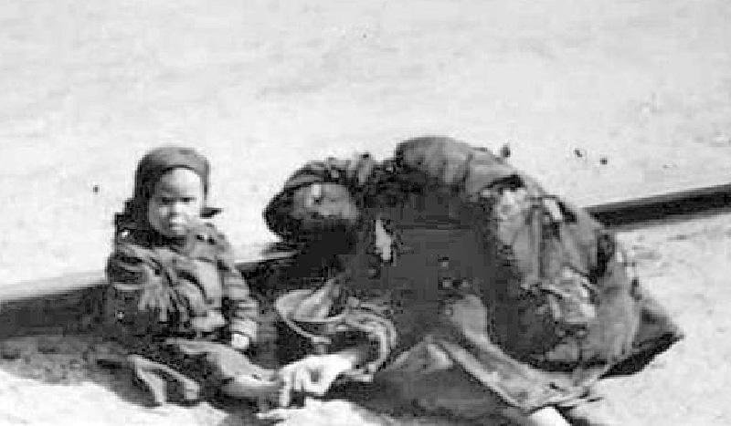 As vitimas da fome na regi&atilde;o de Kazan.