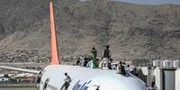 Cenas chocantes foram registradas no aeroporto de Cabul