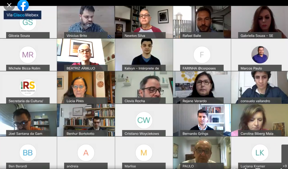 Live do &uacute;tlimo dia da Confer&ecirc;ncia de Cultura contou com a presen&ccedil;a da Secret&aacute;ria da Cultura, Beatriz Araujo, de representantes de diversos colegiados de segmentos culturais e da Secret&aacute;ria Adjunta da Cultura, Gabriela Meindrad, entre muitos outros convidados.