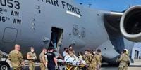 Uma afegã deu à luz um bebê em um avião militar dos Estados Unidos que a levava para a base de Ramstein, na Alemanha
