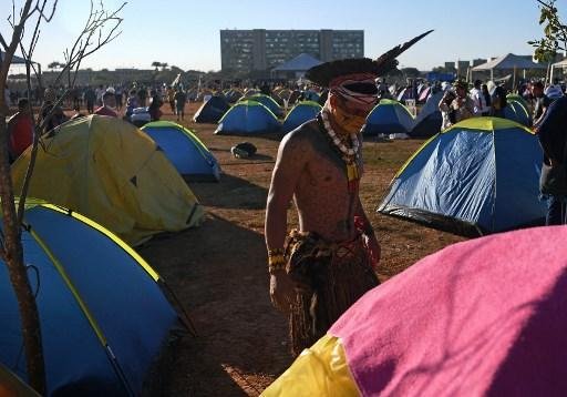 Acampamento acontece em Bras&iacute;lia