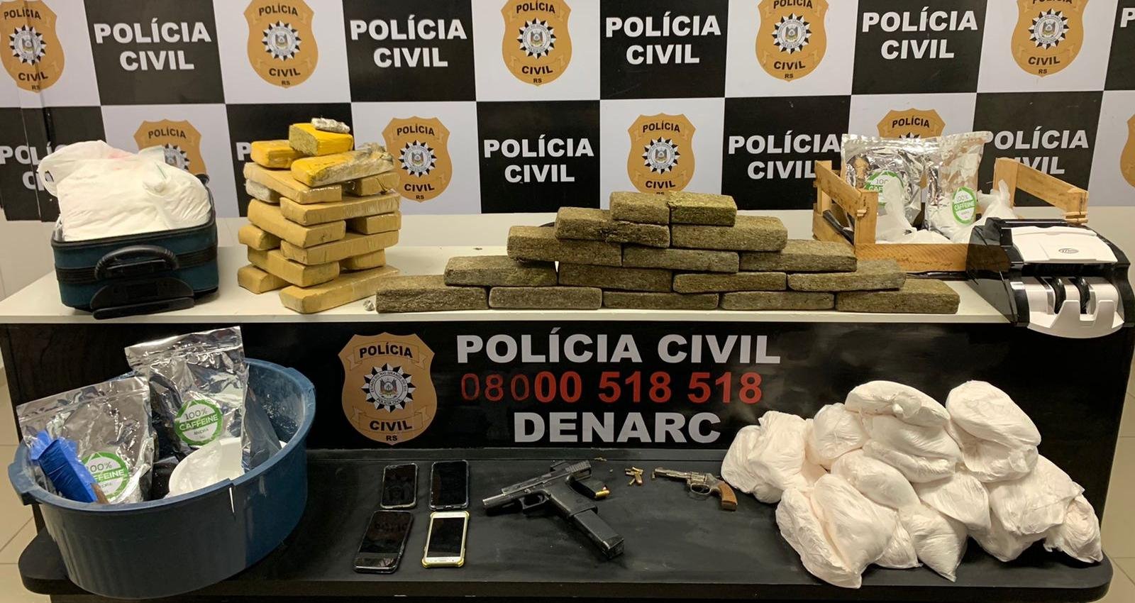 Dois traficantes foram presos na a&ccedil;&atilde;o