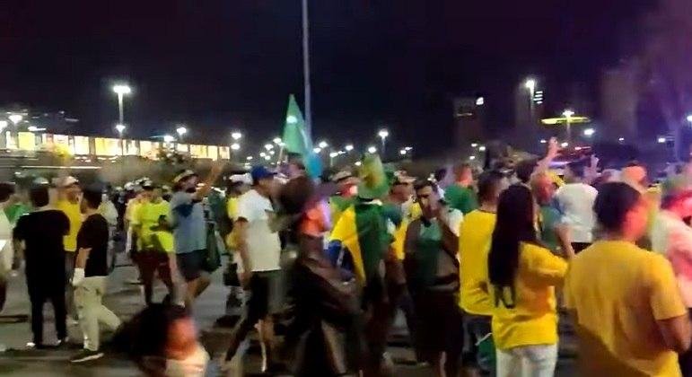 Bolsonaristas furaram bloqueio