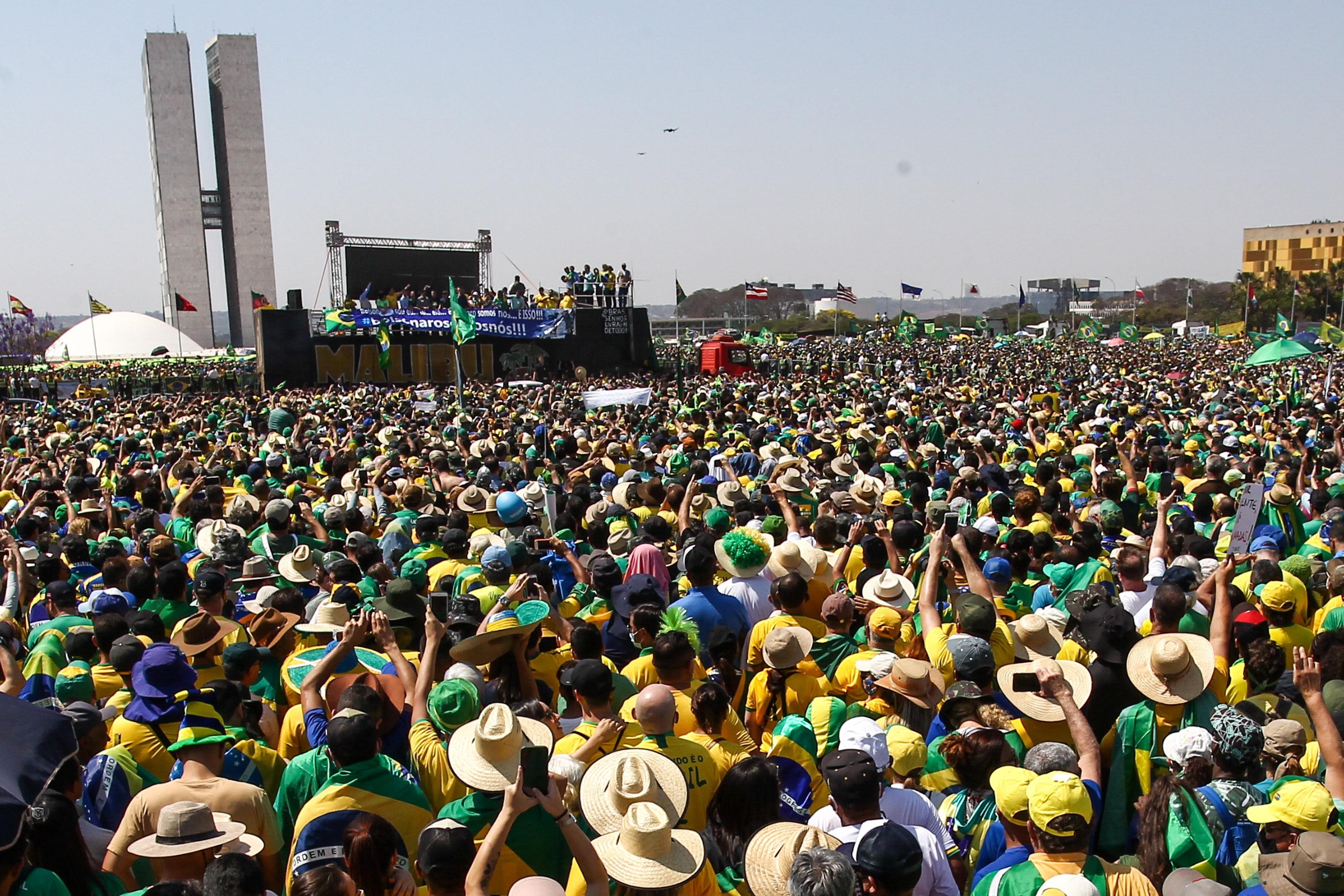 Manifesta&ccedil;&otilde;es ocorreram em Bras&iacute;lia (foto) e S&atilde;o Paulo no ano passado.