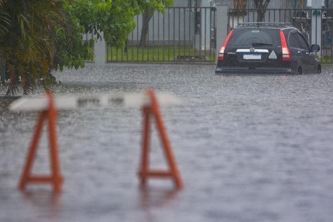 Chuva atingiu fortemente o Rio Grande do Sul nesta madrugada