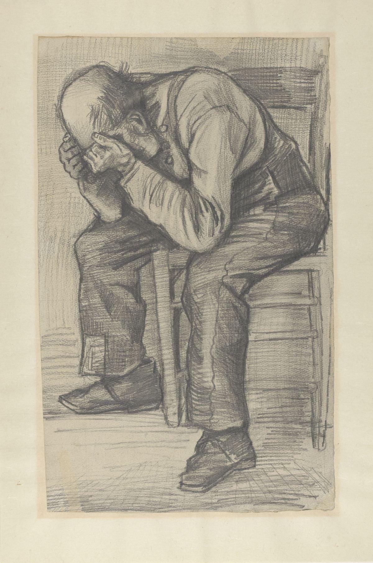 A obra &eacute; um pequeno esbo&ccedil;o ou estudo feito a l&aacute;pis em 1882, que ficar&aacute; em exibi&ccedil;&atilde;o at&eacute; o pr&oacute;ximo dia 2 de janeiro, quando o desenho voltar&aacute; ao acervo da fam&iacute;lia que o cedeu temporariamente ao museu.