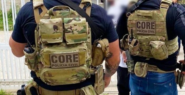 Pris&atilde;o foi realizada pela Coordenadoria de Opera&ccedil;&otilde;es e Recursos Especiais (CORE) da PCSC
