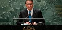 Presidente Jair Bolsonaro faz discurso de abertura da Assembleia Geral das Nações Unidas