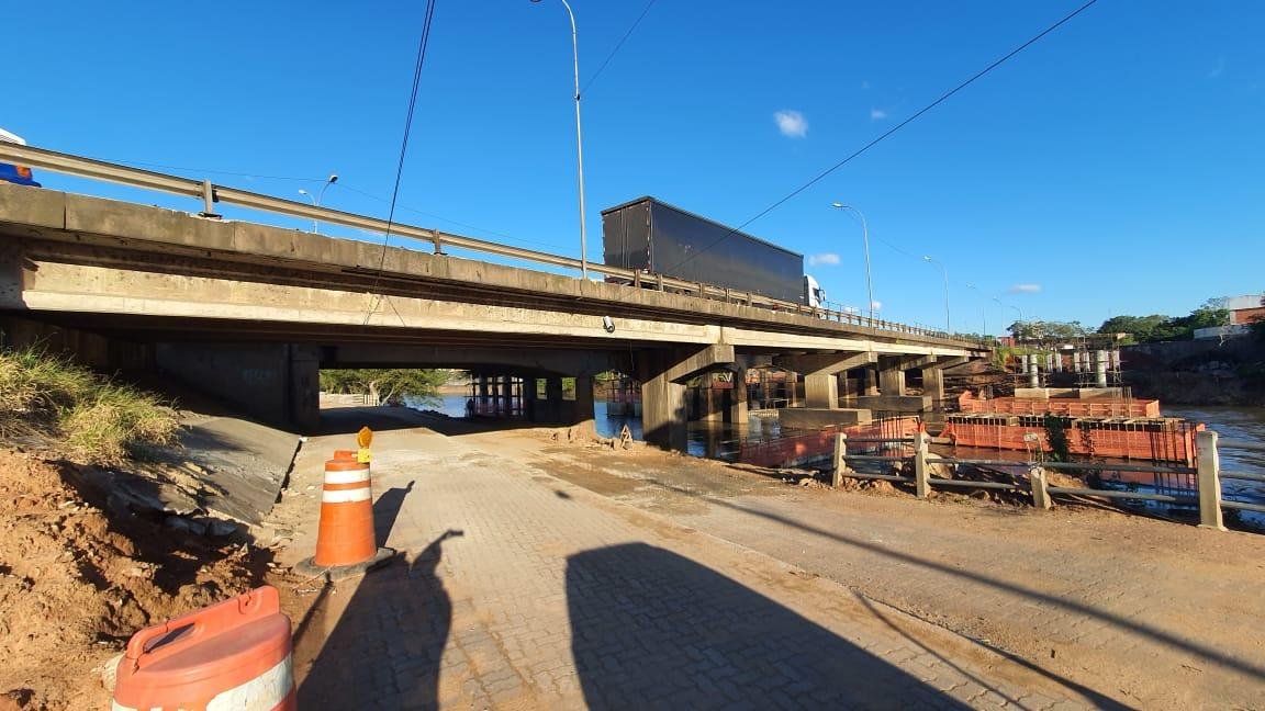 As pe&ccedil;as ser&atilde;o instaladas nas duas pontes em constru&ccedil;&atilde;o sobre o rio dos Sinos, no km 245 da rodovia