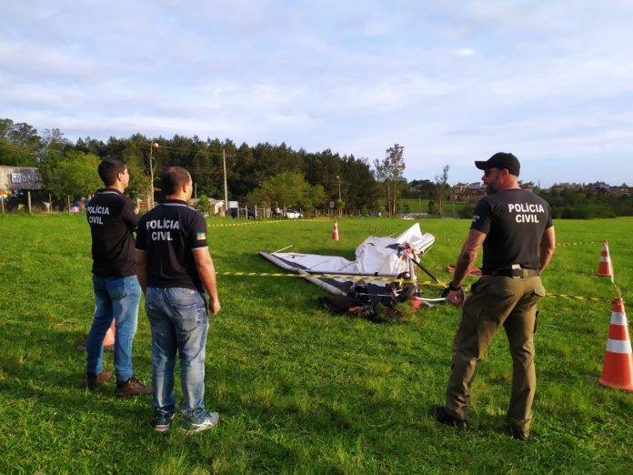 Equipamento sofreu avaria no momento do pouso