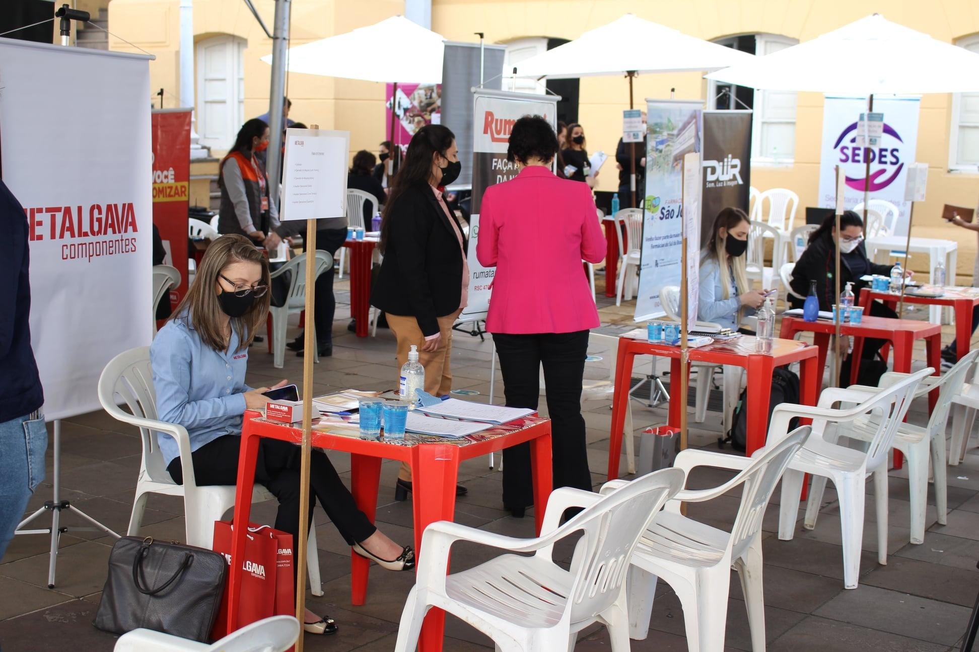 A atividade contou com mais de 40 empresas participantes