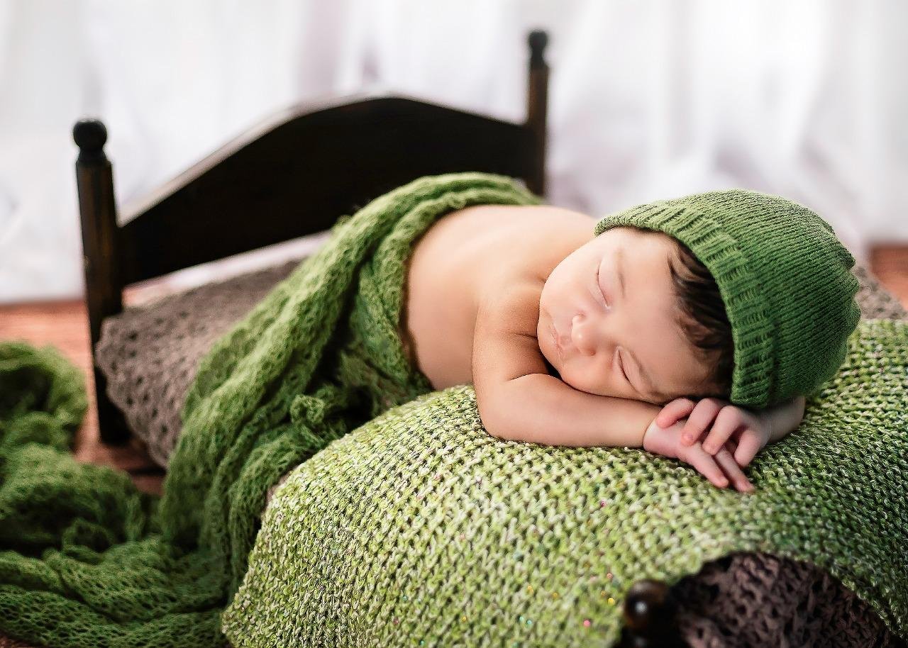 T&eacute;cnica fotogr&aacute;fica "newborn" foi utilizada