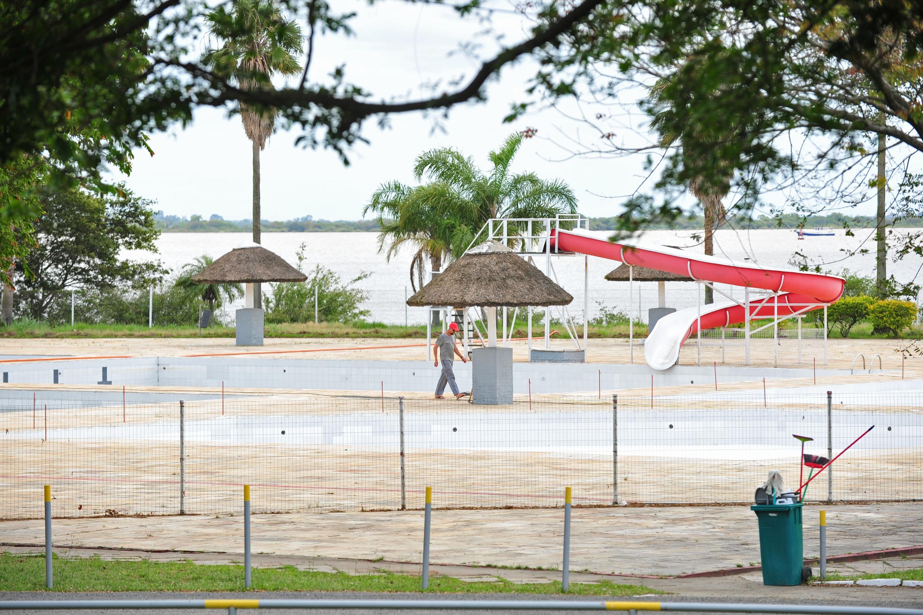 &Aacute;rea de lazer, pertencente ao Sport Club Internacional, recebe s&oacute;cios e convidados