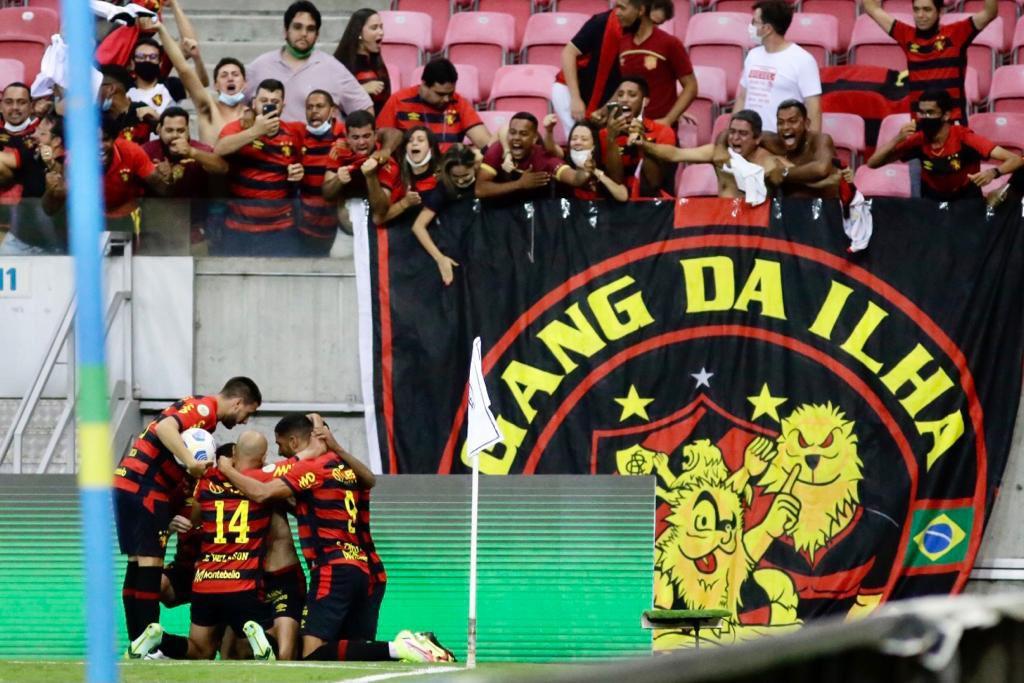 Sport marcou gol no final do segundo tempo