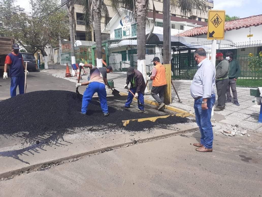 Estrutura foi constru&iacute;da na rua General Vitorino, entre as ruas Jo&atilde;o Manoel e Monte Caseros, centro da cidade