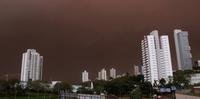Tempestade de poeira atingiu Mato Grosso do Sul nesta sexta-feira