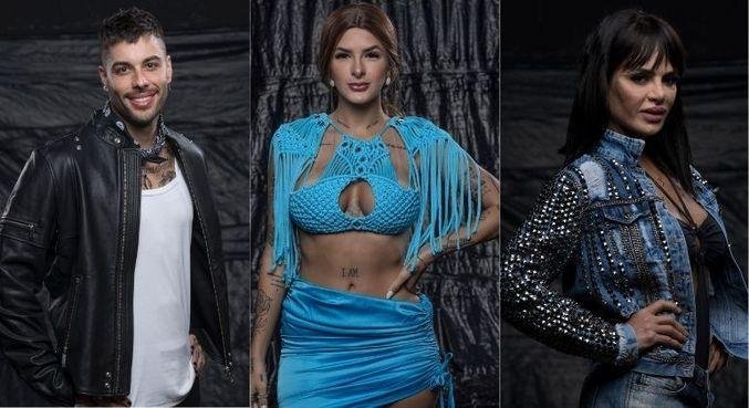 Gui Araujo, Lary e Valentina formam a quinta Ro&ccedil;a de A Fazenda 13