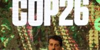Ministro do Meio Ambiente, Joaquim Leite, em pronunciamento virtual exibido na COP26