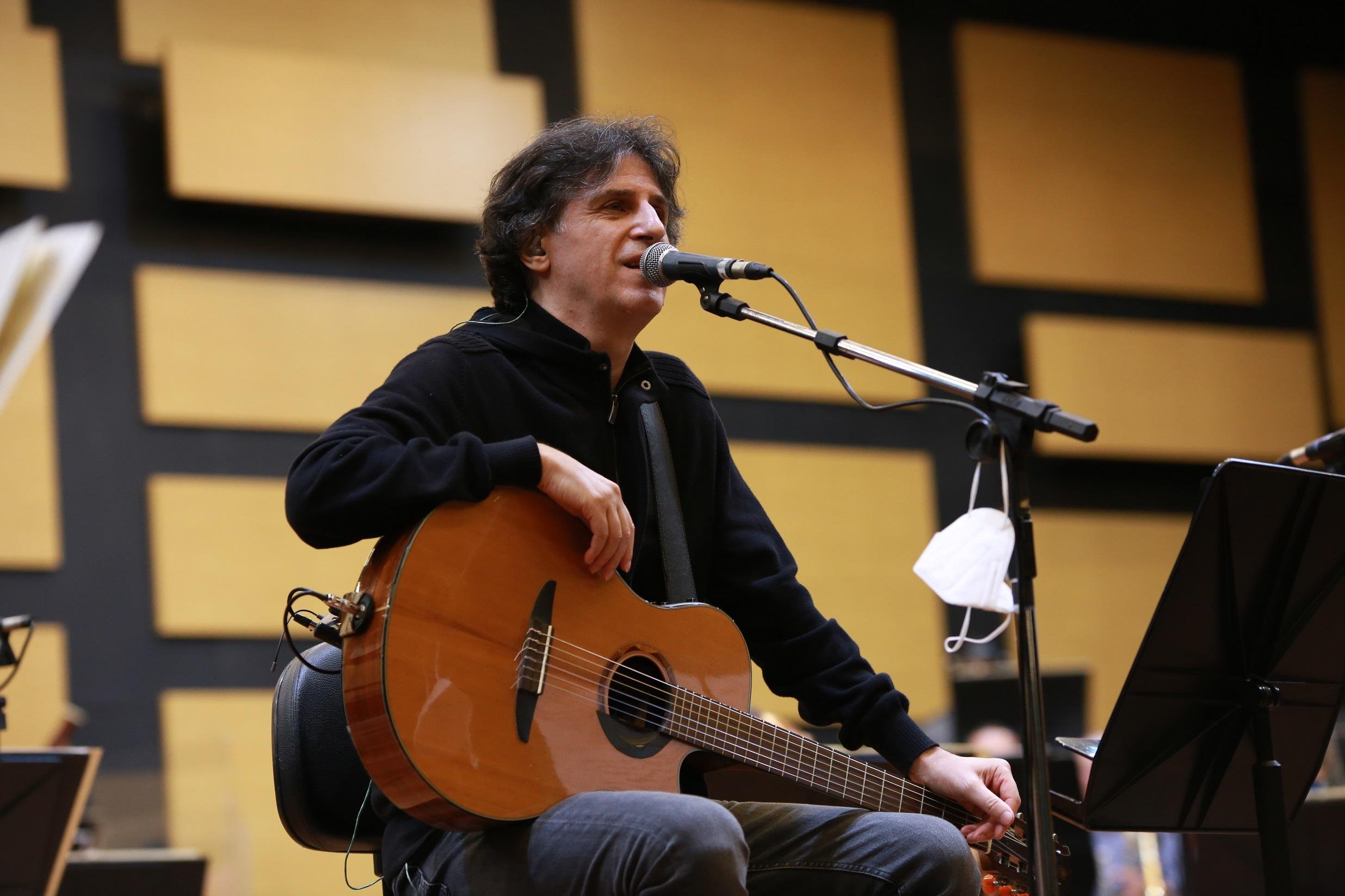 Kledir no ensaio para o Concerto com a Ospa