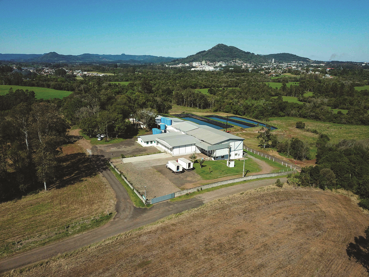 Estrutura do Frigor&iacute;fico de Bovinos da Cooperativa Languiru