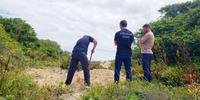 Após prisão de trio em Canoas (RS), os policiais civis catarinenses foram até o local do crime