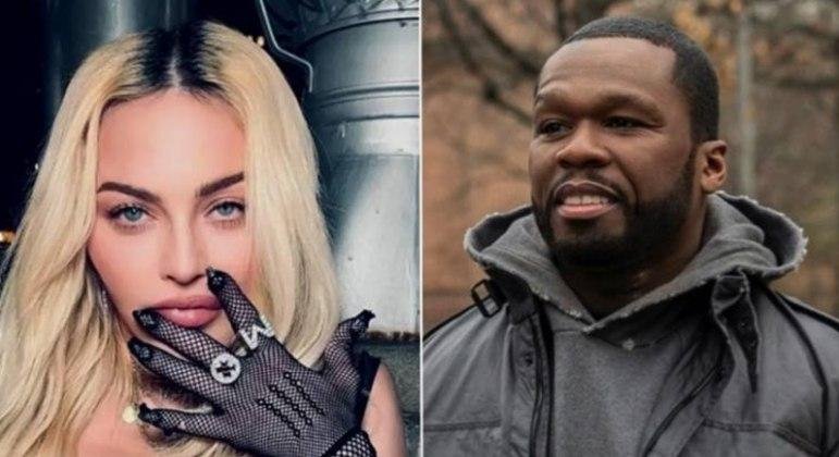 Rainha do Pop, Madonna e rapper 50 Cent