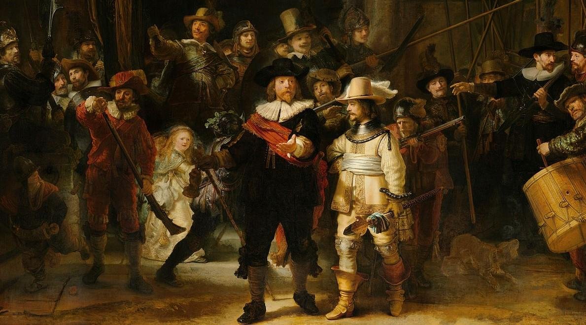 Cerca de trinta especialistas trabalham h&aacute; dois anos e meio na tela "A Ronda Noturna", pintada em 1642