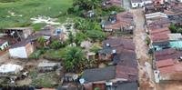 Fortes chuvas causaram alagamentos na região sul da Bahia