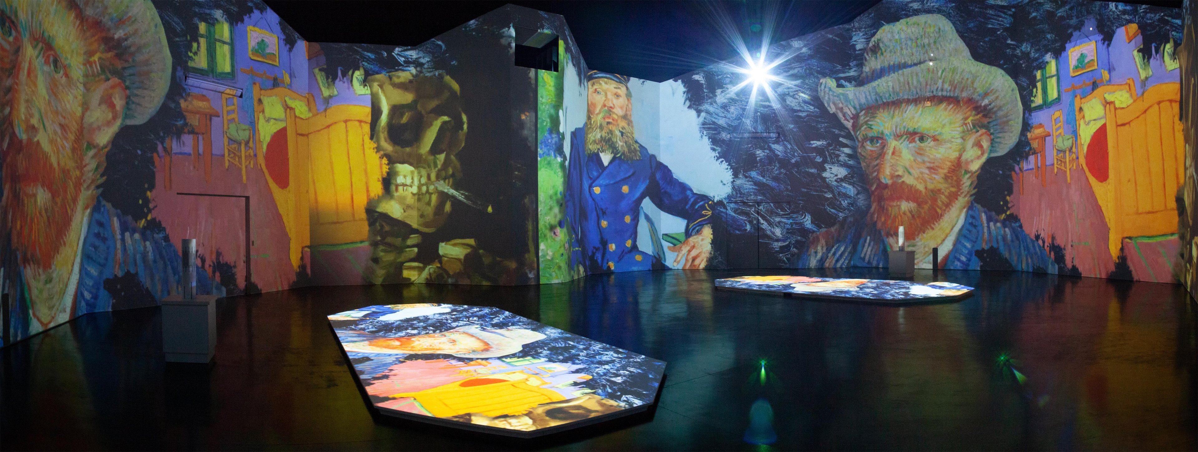 Em sua estreia, o Multiverso Experience apresenta mais de 40 obras digitalizadas de Van Gogh.