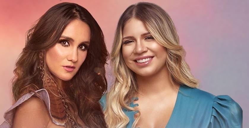 Capa do single gravado por Dulce Mar&iacute;a em parceria com Mar&iacute;lia Mendon&ccedil;a
