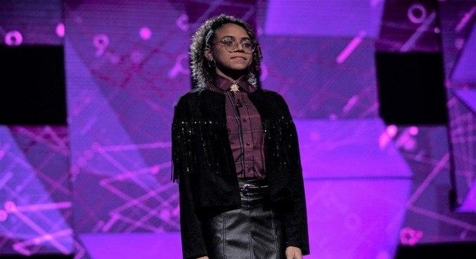 K&aacute;ssia Santos venceu a competi&ccedil;&atilde;o musical com 47,89% dos votos