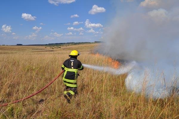 Foram registradas 12 ocorr&ecirc;ncias de fogo em vegeta&ccedil;&atilde;o em Alegrete nos &uacute;ltimos dias