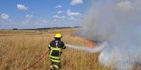 Foram registradas 12 ocorrências de fogo em vegetação em Alegrete nos últimos dias