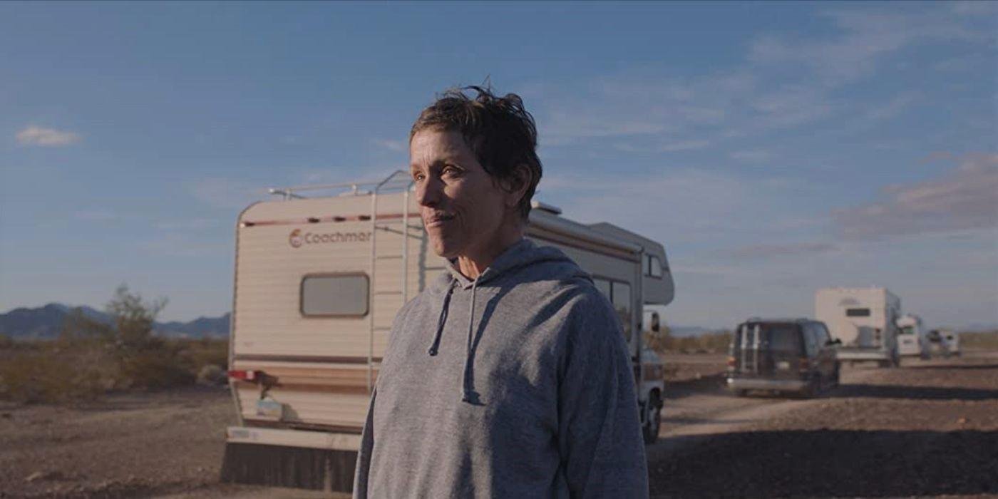 'Nomadland' foi o vencedor da 78&ordf; edi&ccedil;&atilde;o do Globo de Ouro e do Oscar nas categorias de Melhor Filme, Melhor Diretora (Chlo&eacute; Zhao) e Melhor Atriz (Frances McDormand)
