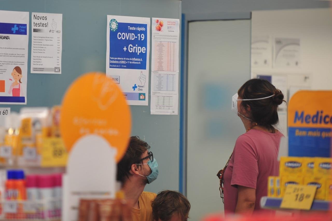Segundo dados da Abrafarma, 283.763 testagens foram realizadas entre os dias 27 de dezembro e 2 de janeiro