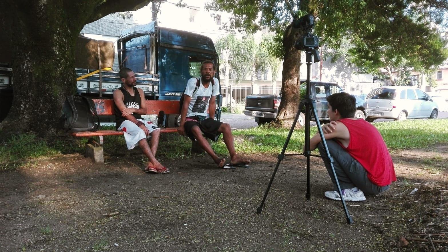 Making of do document&aacute;rio 'De olhos abertos', de Charlotte Dafol