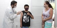 Algumas crianças já receberam a primeira dose da vacina contra Covid-19 em Esteio
