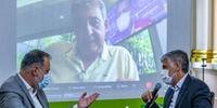 Prefeito Sebastião Melo participou da reunião de forma virtual