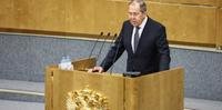 Ministro Serguei Lavrov manifestou-se neste domingo sobre relações com os Estados Unidos