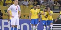 Brasil não tomou conhecimento do adversário