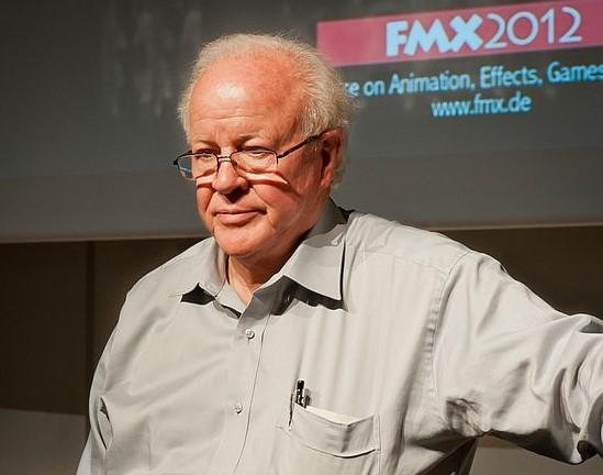 Douglas Trumbull em 2012 respondendo perguntas no evento de anima&ccedil;&atilde;o FMX 2012