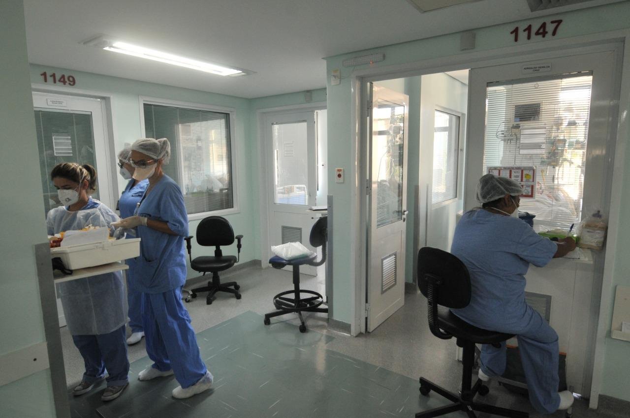 Com 494 pacientes, rede hospitalar tem o menor n&uacute;mero de interna&ccedil;&otilde;es em UTIs em tr&ecirc;s semanas